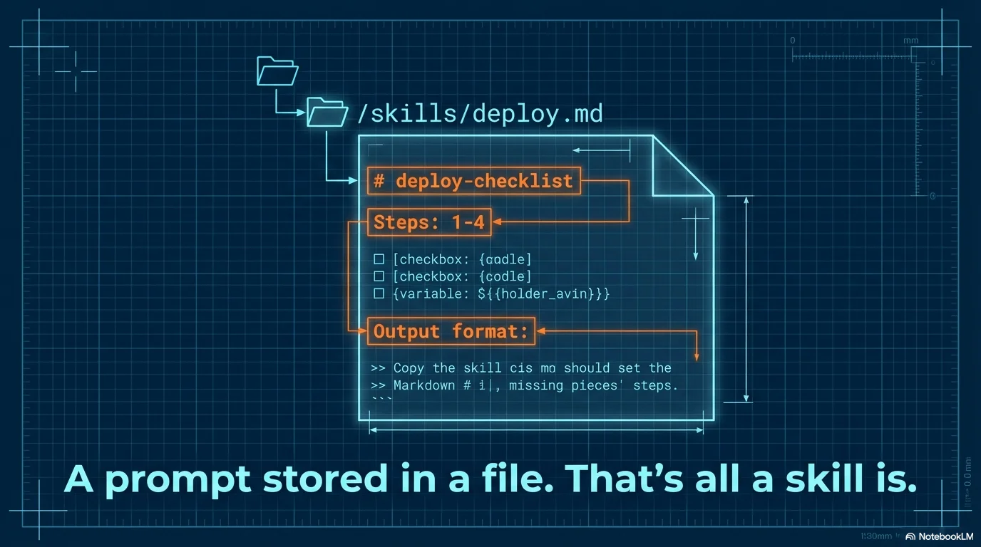 Progressive disclosure: scan catalog → load instructions → follow citations